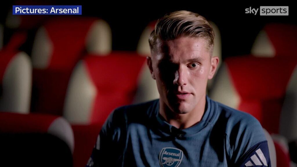 Viktor Gyökeres Appears in Arsenal Jersey