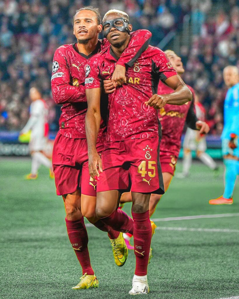 Victor Osimhen and Leroy Sané