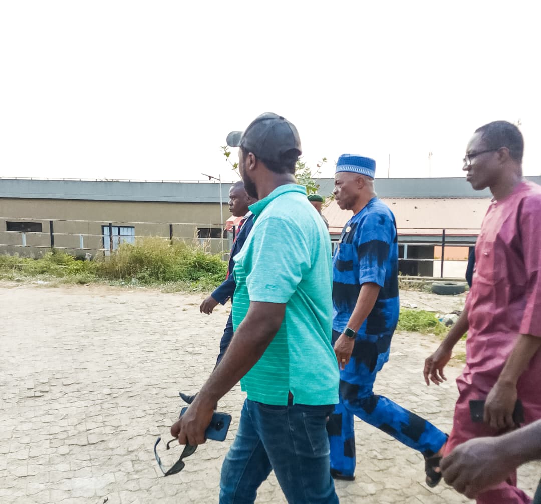 Osun Deputy Governor Adewusi Orders Early Correction of Substandard Tartan Track During Inspection of Osogbo Stadium Renovation