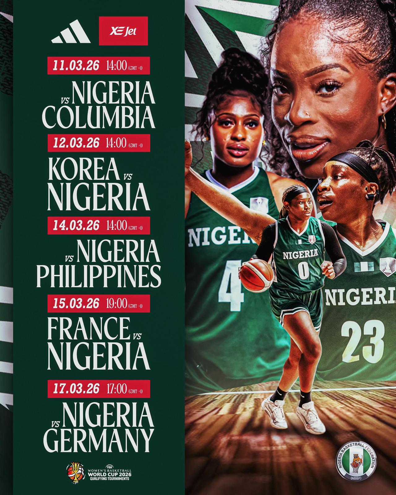 African Champions, D’Tigress Launch World Cup Qualifying Campaign: See Full Fixtures